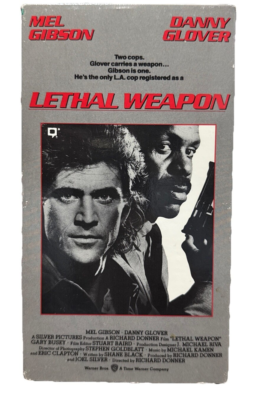 Lethal Weapon VHS 1991 Mel Gibson